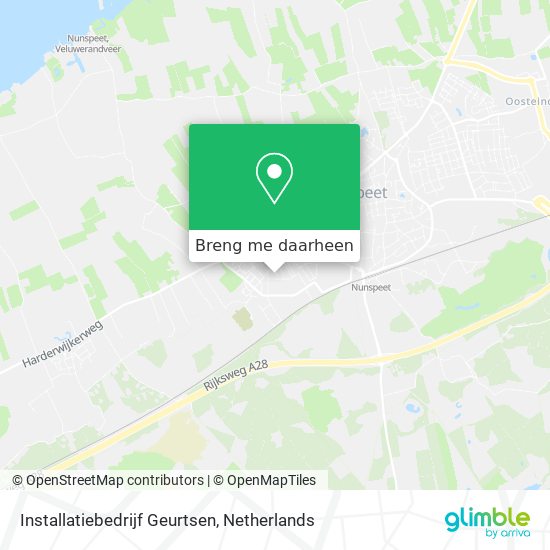 Installatiebedrijf Geurtsen kaart