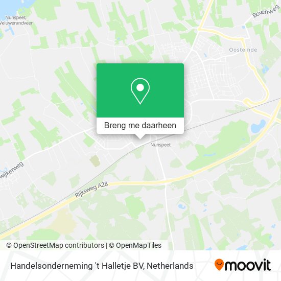 Handelsonderneming 't Halletje BV kaart