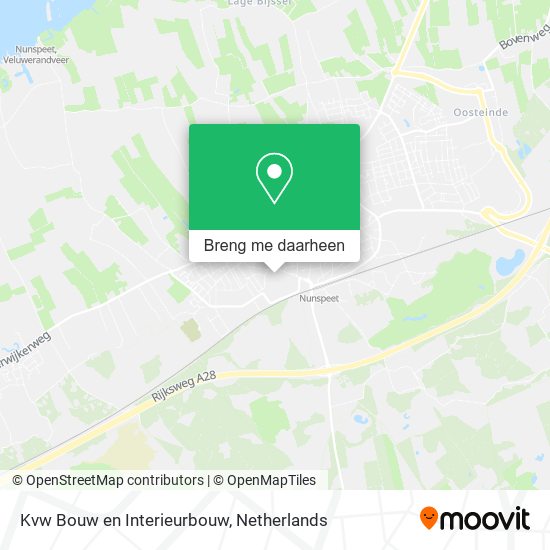 Kvw Bouw en Interieurbouw kaart