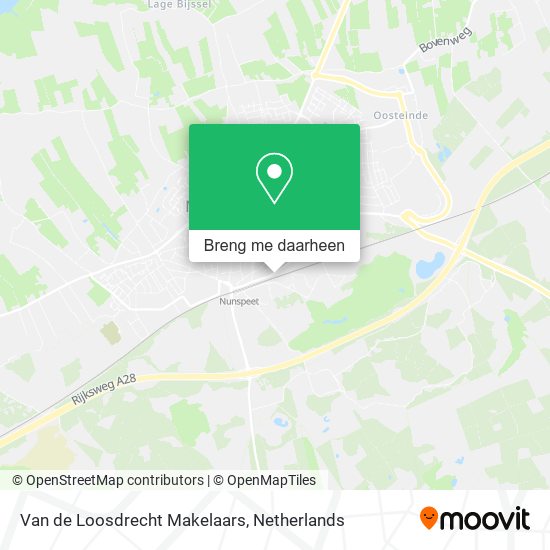 Van de Loosdrecht Makelaars kaart