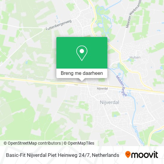 Basic-Fit Nijverdal Piet Heinweg 24 / 7 kaart