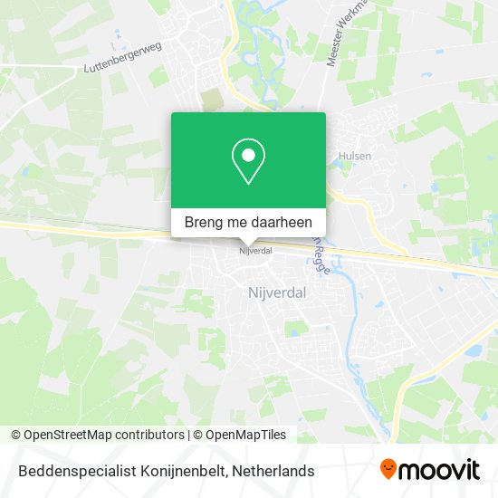 Beddenspecialist Konijnenbelt kaart