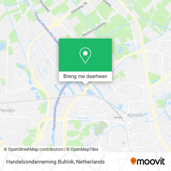 Handelsonderneming Bultink kaart
