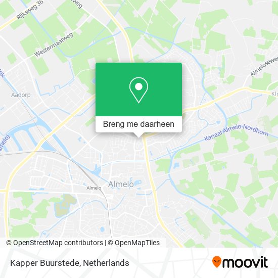 Kapper Buurstede kaart