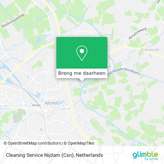 Cleaning Service Nijdam (Csn) kaart