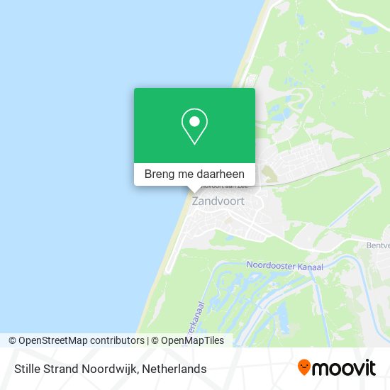 Stille Strand Noordwijk kaart