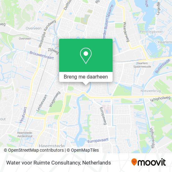 Water voor Ruimte Consultancy kaart