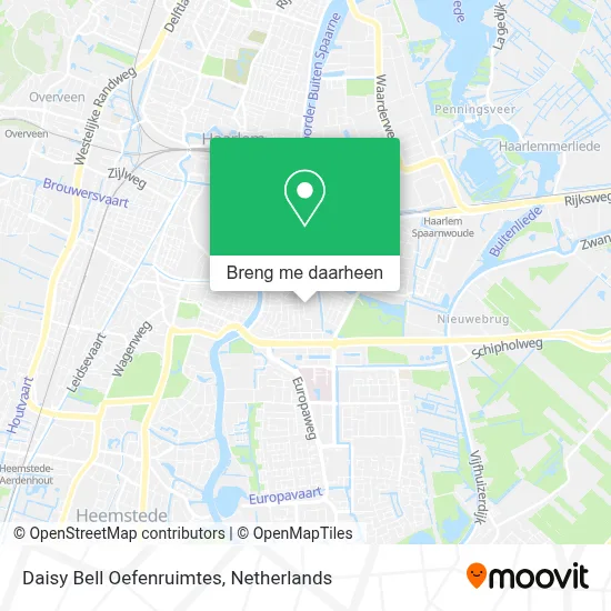 Daisy Bell Oefenruimtes kaart