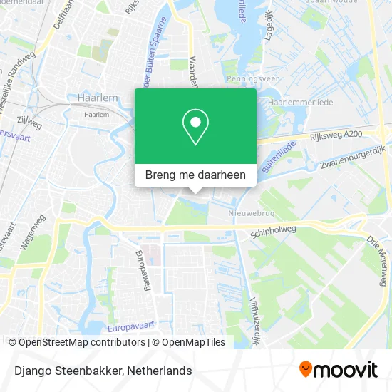 Django Steenbakker kaart