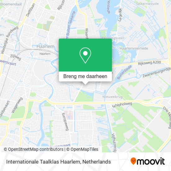 Internationale Taalklas Haarlem kaart