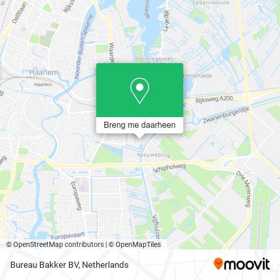 Bureau Bakker BV kaart