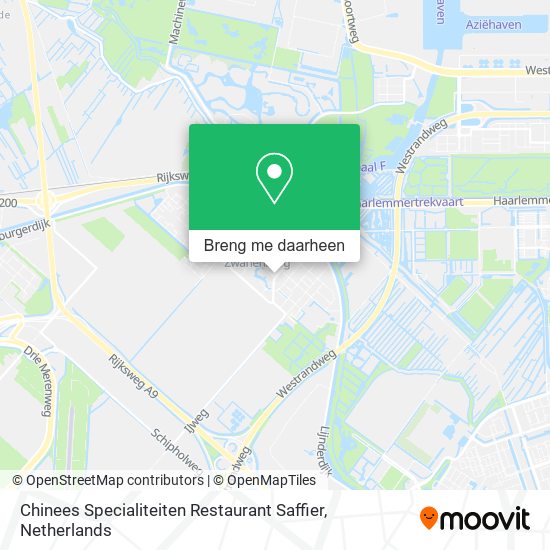 Chinees Specialiteiten Restaurant Saffier kaart