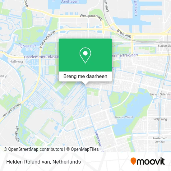 Helden Roland van kaart