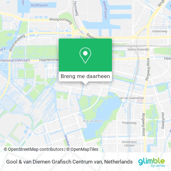 Gool & van Diemen Grafisch Centrum van kaart
