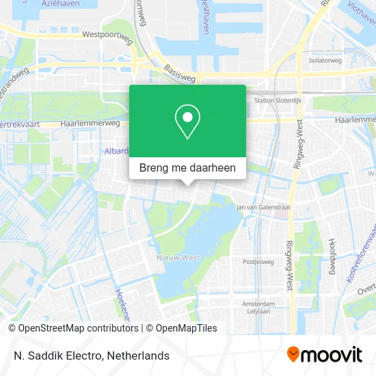 N. Saddik Electro kaart