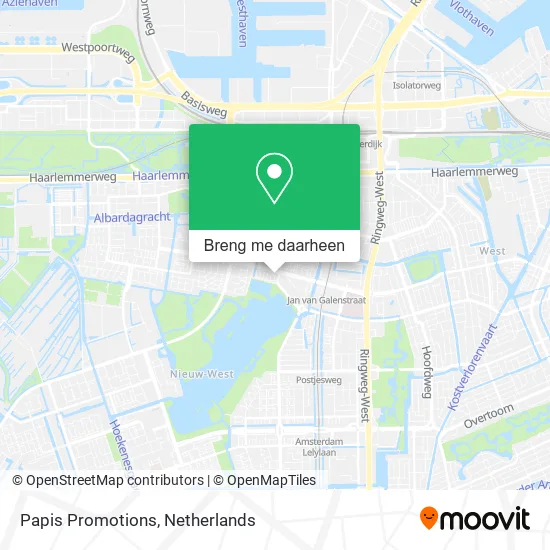 Papis Promotions kaart