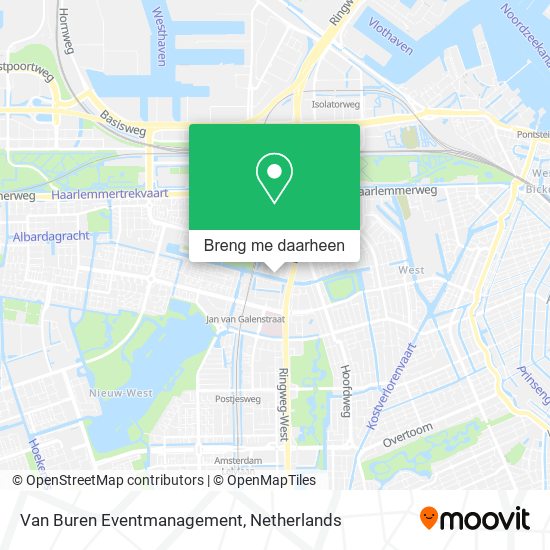 Van Buren Eventmanagement kaart