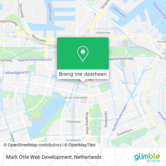Mark Otte Web Development kaart