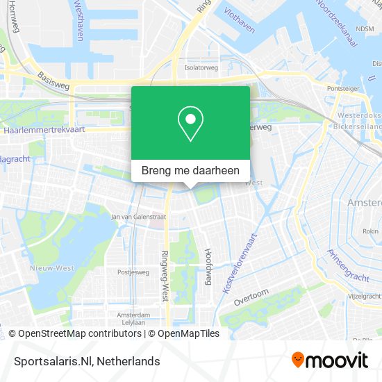 Sportsalaris.Nl kaart