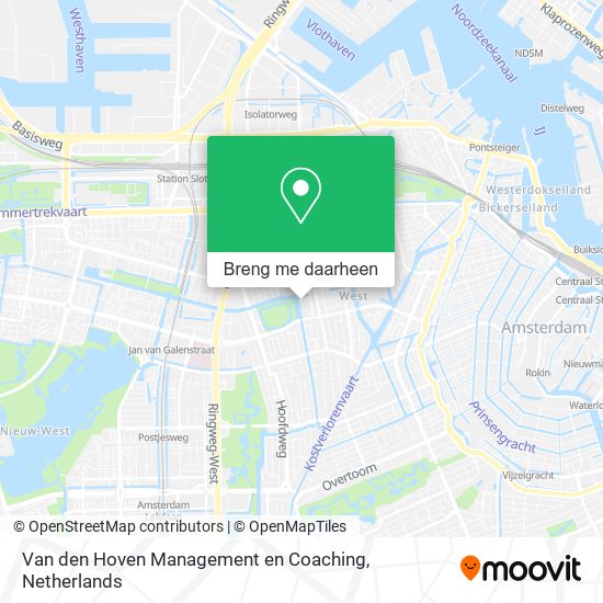 Van den Hoven Management en Coaching kaart