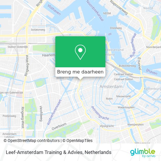 Leef-Amsterdam Training & Advies kaart