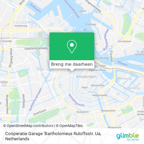 Coöperatie Garage 'Bartholomeus Ruloffsstr. Ua kaart