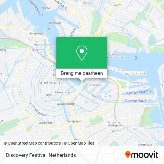 Discovery Festival kaart
