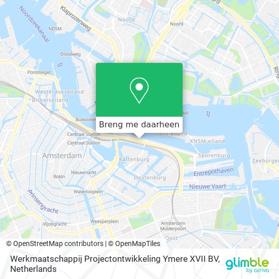 Werkmaatschappij Projectontwikkeling Ymere XVII BV kaart