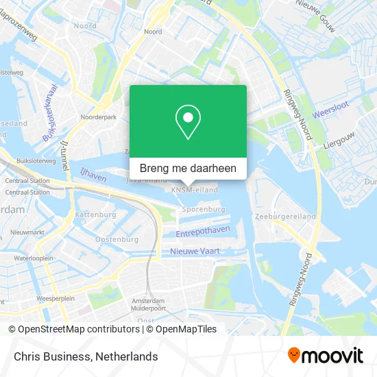 Chris Business kaart