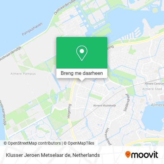 Klusser Jeroen Metselaar de kaart
