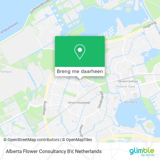 Alberta Flower Consultancy BV kaart