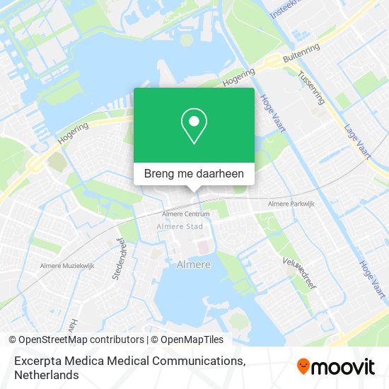 Excerpta Medica Medical Communications kaart