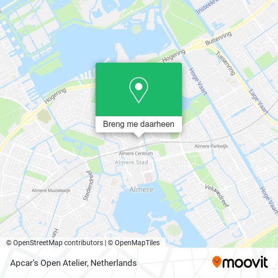 Apcar's Open Atelier kaart