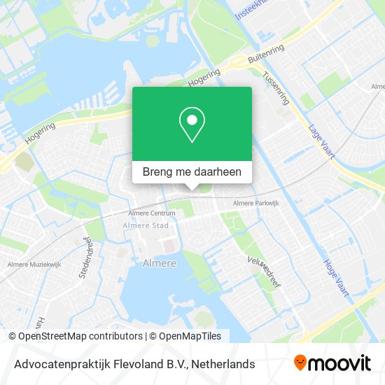 Advocatenpraktijk Flevoland B.V. kaart