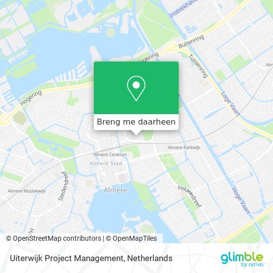 Uiterwijk Project Management kaart