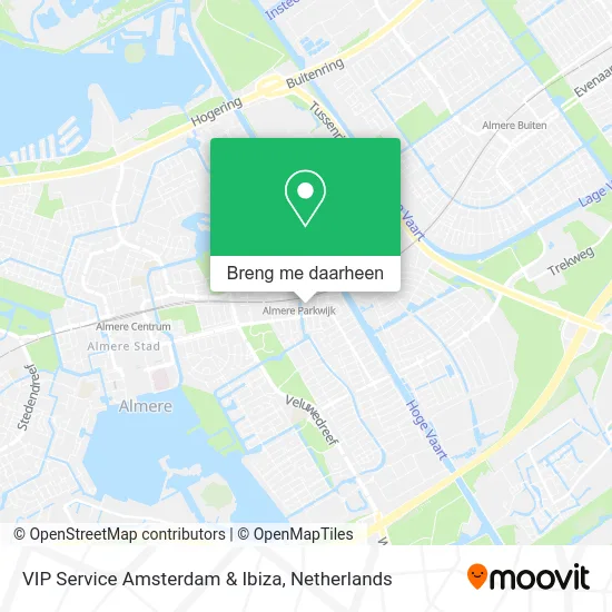 VIP Service Amsterdam & Ibiza kaart