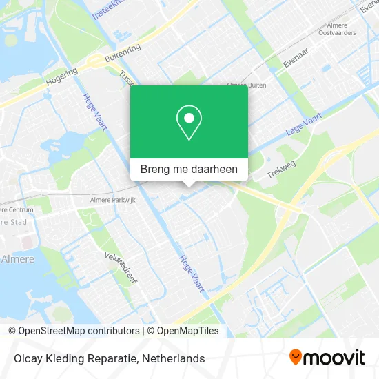 Olcay Kleding Reparatie kaart