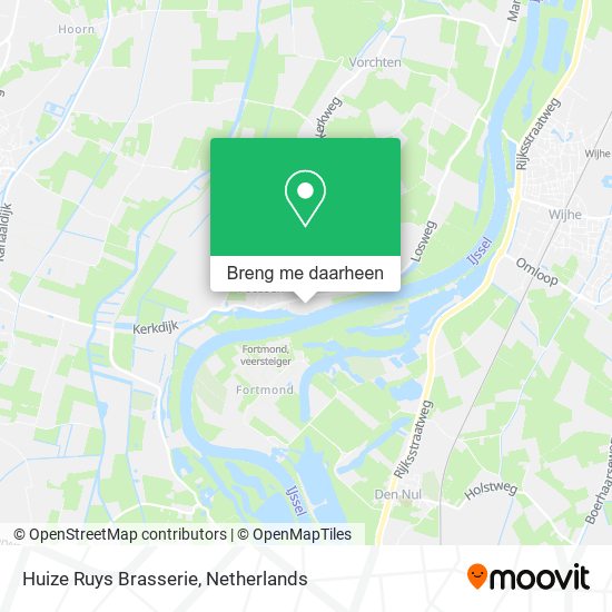 Huize Ruys Brasserie kaart
