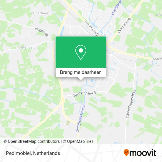 Pedimobiel kaart