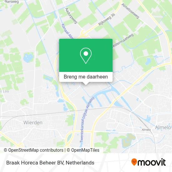 Braak Horeca Beheer BV kaart