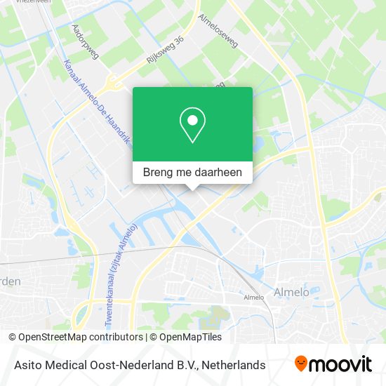 Asito Medical Oost-Nederland B.V. kaart