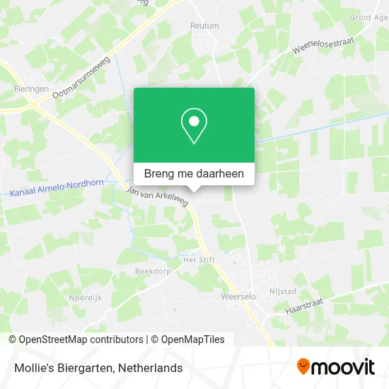 Mollie's Biergarten kaart