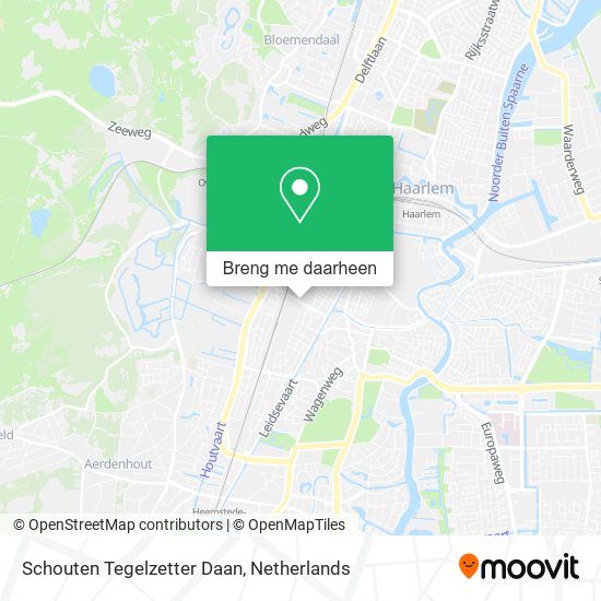 Schouten Tegelzetter Daan kaart