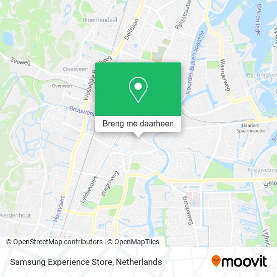 Samsung Experience Store kaart