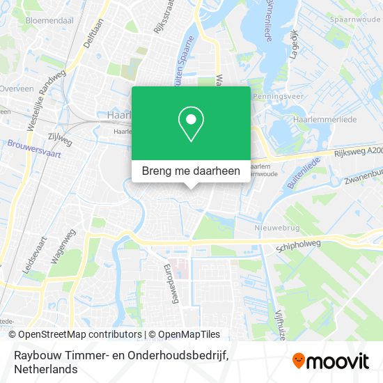 Raybouw Timmer- en Onderhoudsbedrijf kaart