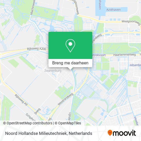 Noord Hollandse Milieutechniek kaart