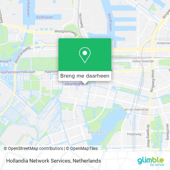 Hollandia Network Services kaart