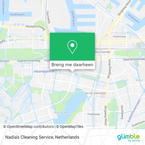 Nadia's Cleaning Service kaart