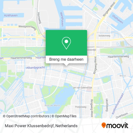Maxi Power Klussenbedrijf kaart