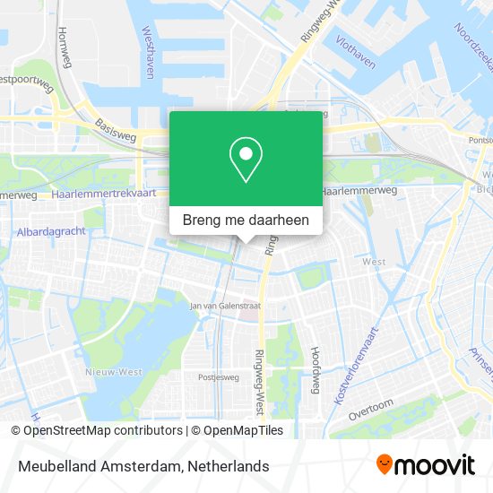 Meubelland Amsterdam kaart